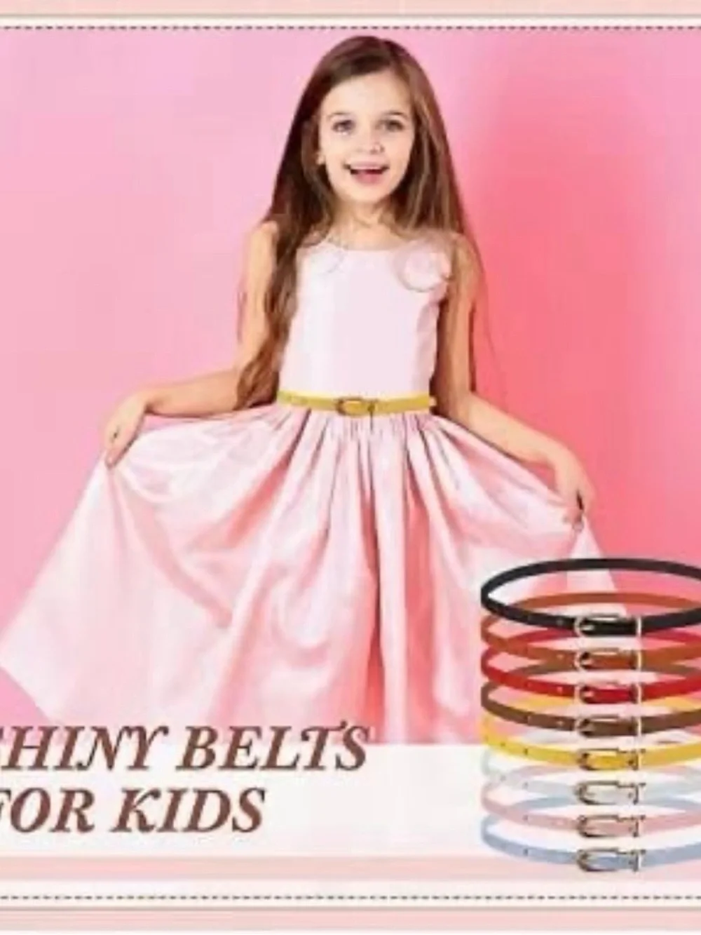 16 pieces girls belts